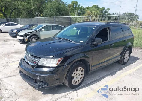 2018 Dodge Journey Se z USA, uszkodzony, nr VIN 3C4PDCAB5JT253582